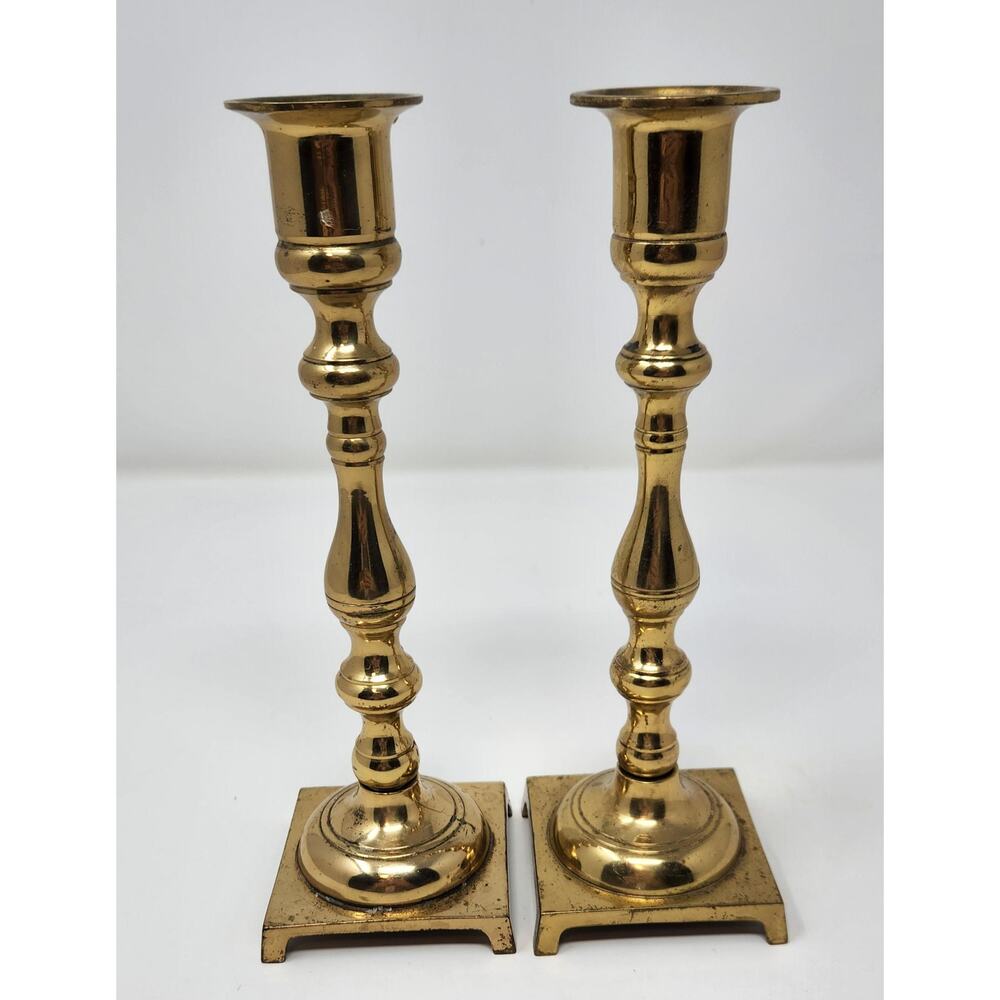Brass Candlesticks | Set of 2 | Vintage